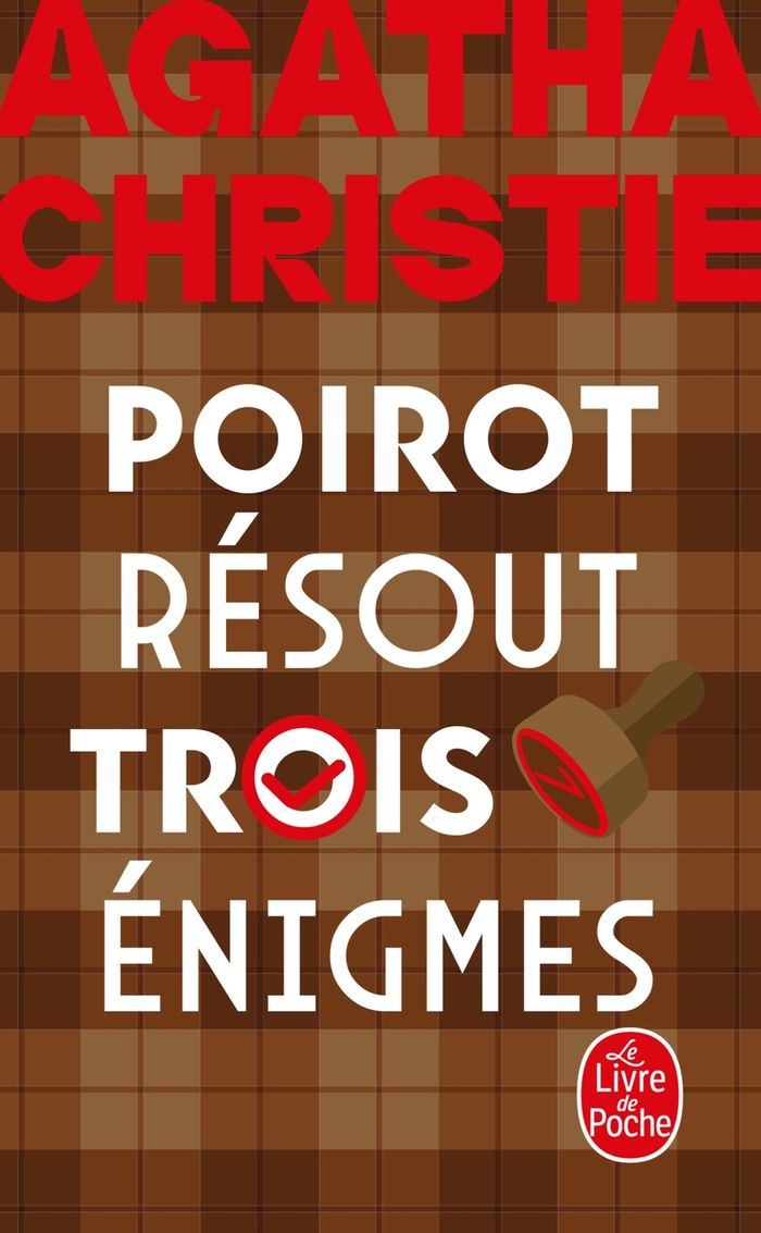 Couverture du livre « POIROT RESOUT TROIS ENIGMES (NOUVELLE TRADUCTION REVISEE) », librairie Les Contes Infusés à Corte