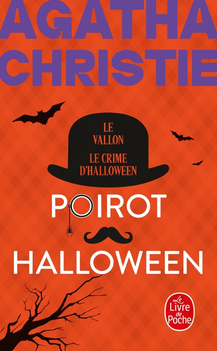 Couverture du livre « POIROT HALLOWEEN (NOUVELLE TRADUCTION REVISEE) - LE VALLON + LE CRIME D'HALLOWEEN », librairie Les Contes Infusés à Corte
