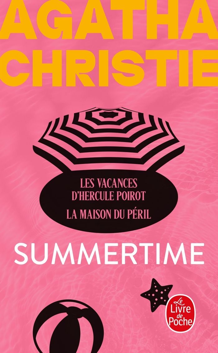 Couverture du livre « SUMMERTIME (NOUVELLE TRADUCTION REVISEE) - LES VACANCES D'HERCULE POIROT + LA MAISON DU PERIL », librairie Les Contes Infusés à Corte