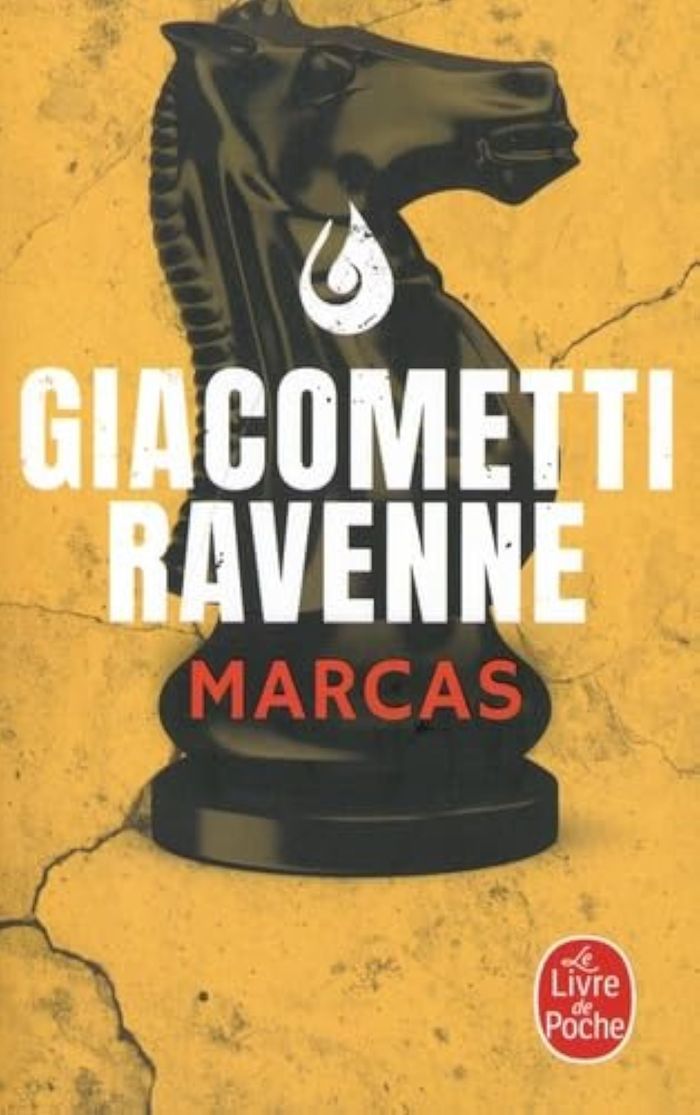 Couverture du livre « MARCAS » de Giacometti/ravenne, librairie Les Contes Infusés à Corte