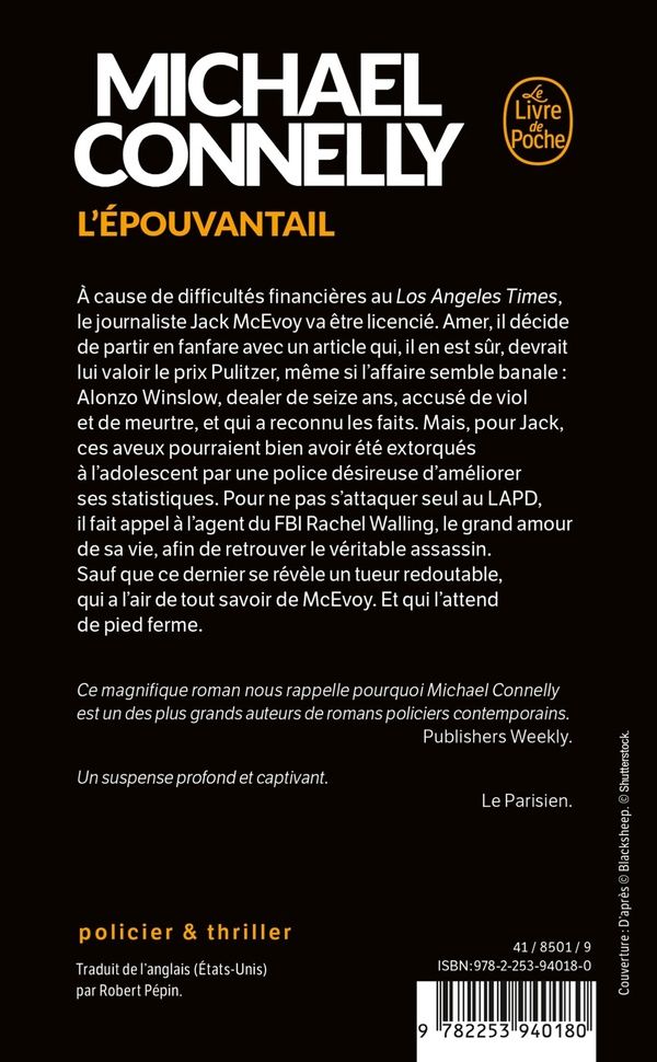 Quatrième de couverture de « L'EPOUVANTAIL »