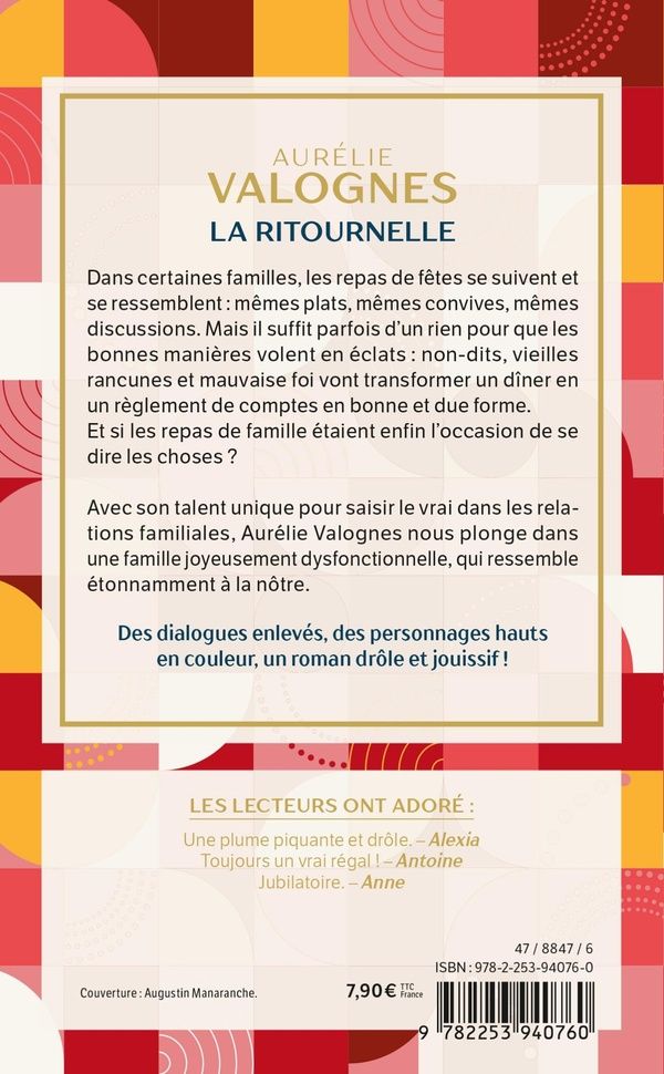 Quatrième de couverture de « La ritournelle »