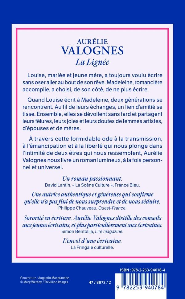 Quatrième de couverture de « LA LIGNEE »