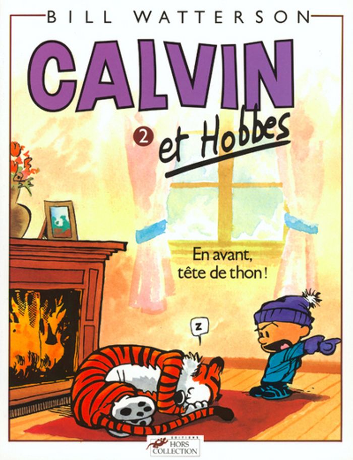 Couverture du livre « CALVIN ET HOBBES TOME 2 EN AVANT TETE DE THON - VOL02 » de Bill Watterson, librairie Les Contes Infusés à Corte