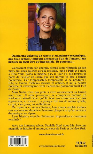 Quatrième de couverture de « Impossible : roman »
