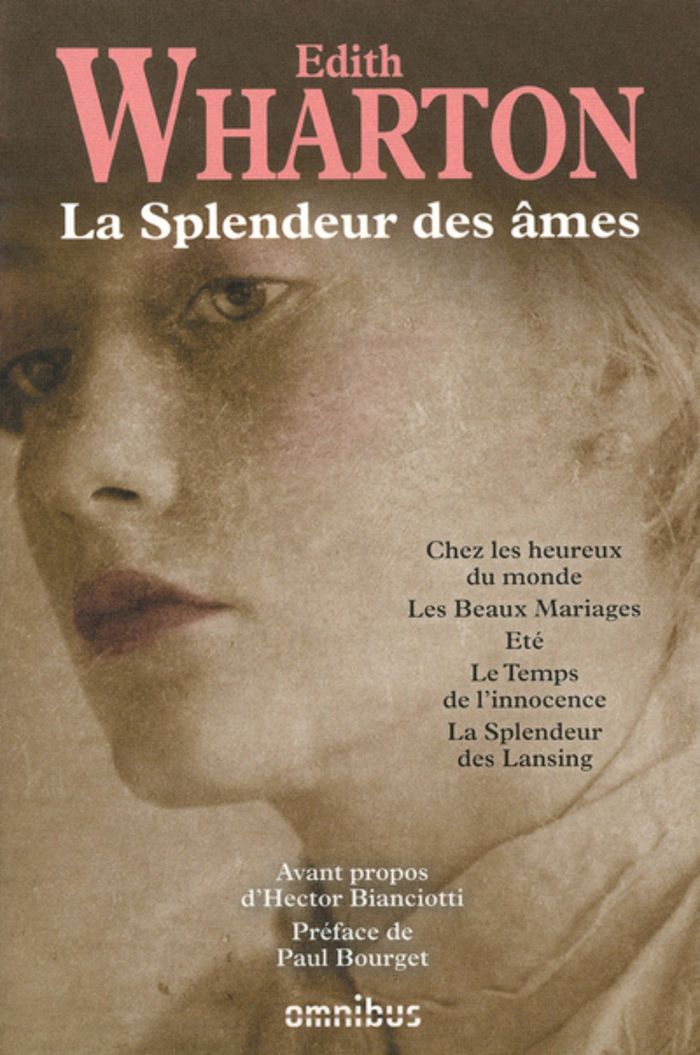 Couverture du livre « La splendeur des âmes » de Edith Wharton, librairie Les Contes Infusés à Corte