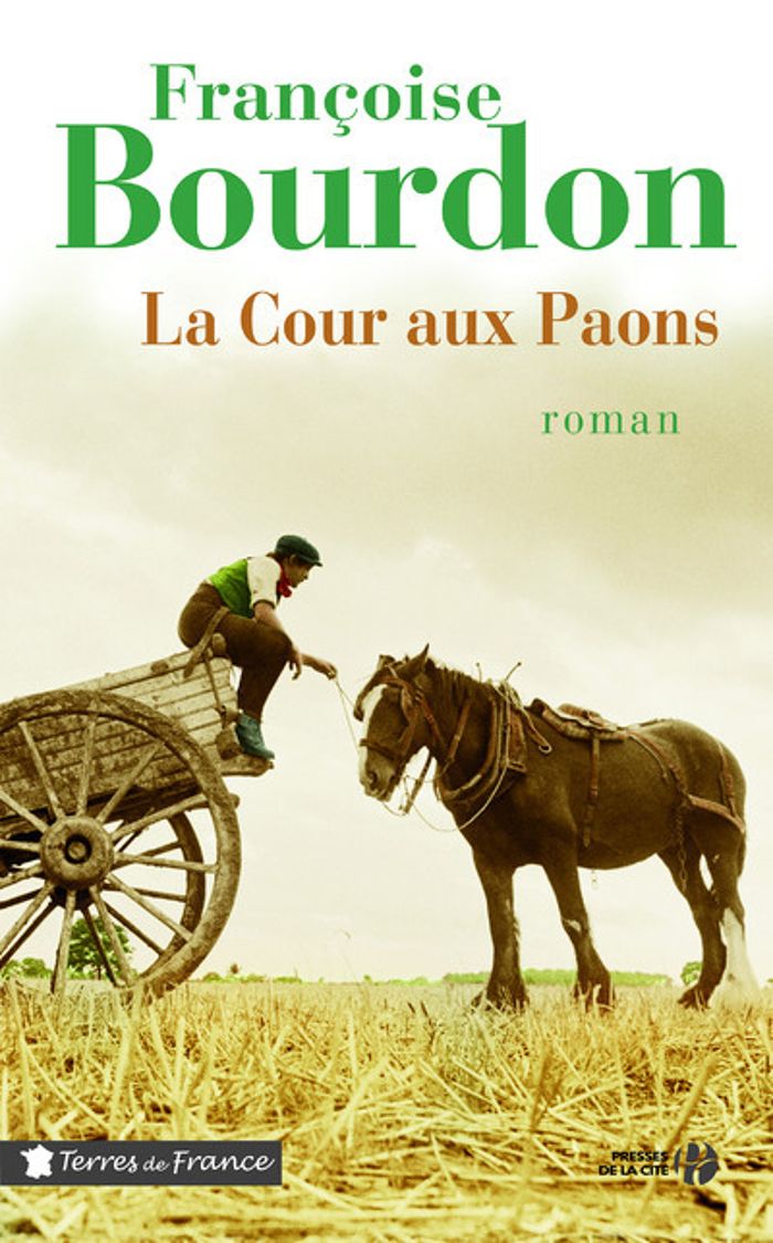 Couverture du livre « La Cour aux Paons : roman » de Françoise Bourdon, librairie Les Contes Infusés à Corte
