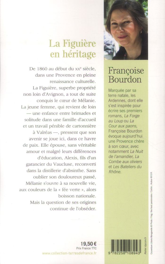 Quatrième de couverture de « La Figuière en héritage : roman »