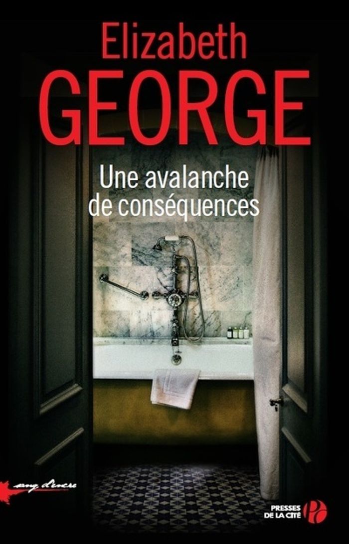 Couverture du livre « Une avalanche de conséquences : roman » de Elizabeth George, librairie Les Contes Infusés à Corte