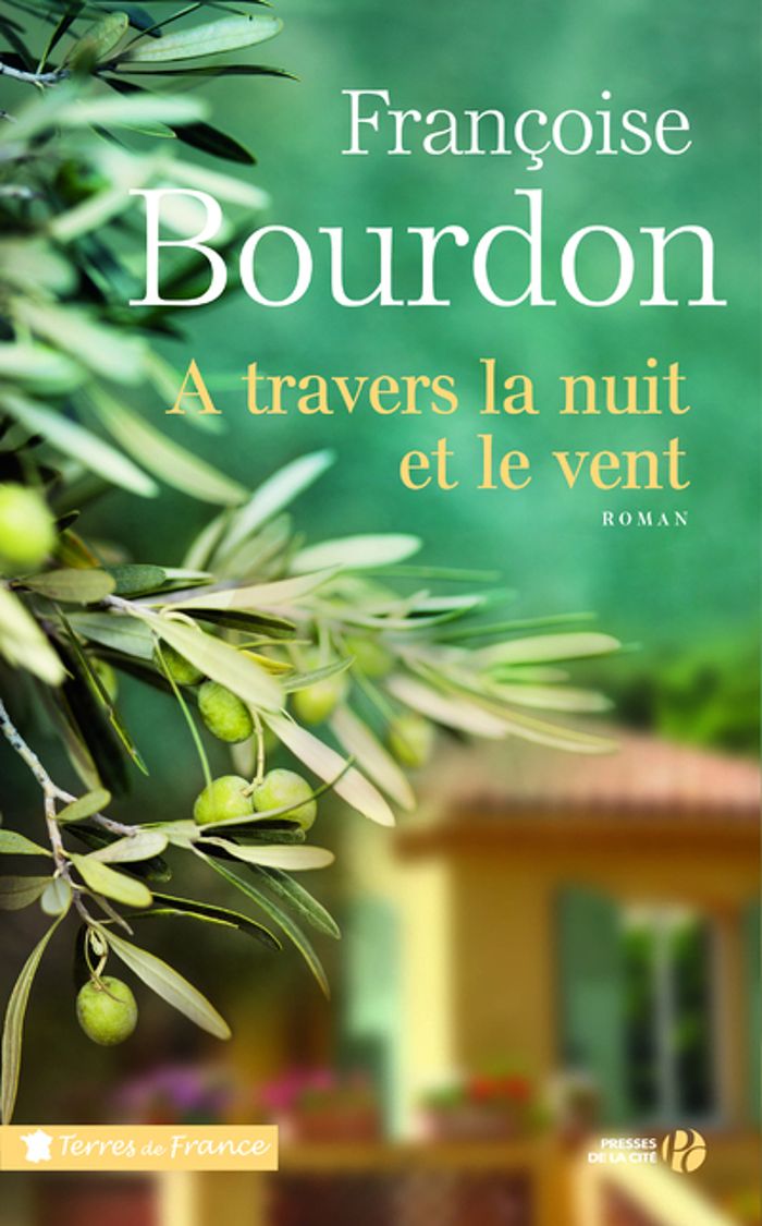 Couverture du livre « À travers la nuit et le vent : roman » de Françoise Bourdon, librairie Les Contes Infusés à Corte