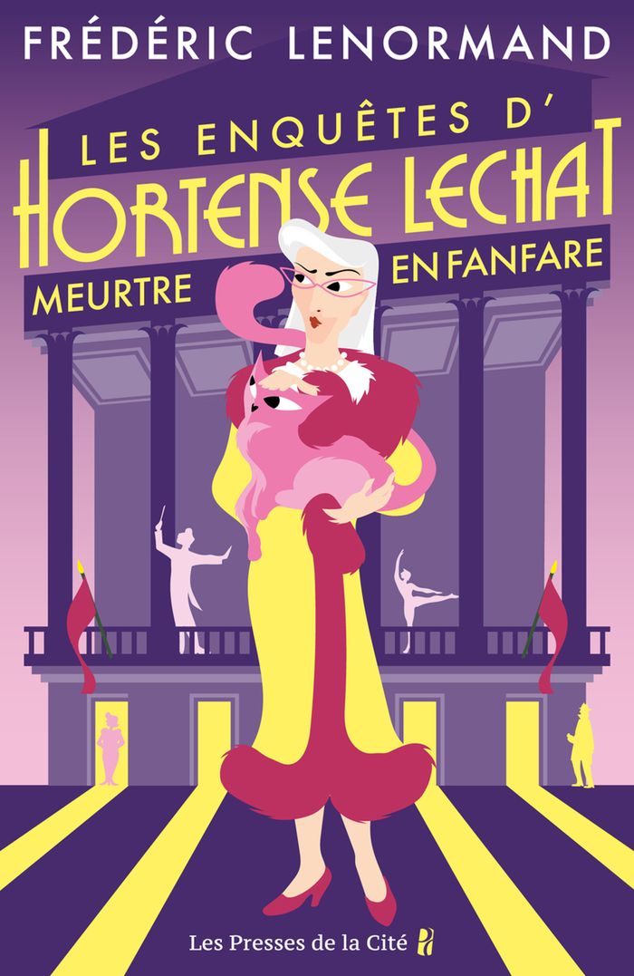 Couverture du livre « MEURTRE EN FANFARE - LES ENQUETES D'HORTENSE LECHAT », librairie Les Contes Infusés à Corte