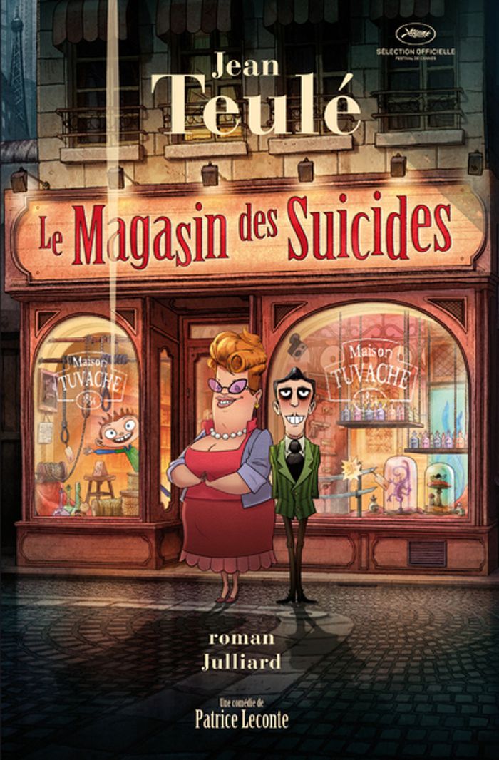 Couverture du livre « Le magasin des suicides : roman », librairie Les Contes Infusés à Corte