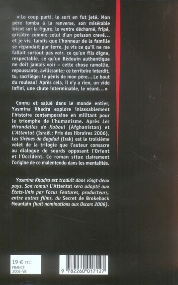 Quatrième de couverture de « Les sirènes de Bagdad : roman »