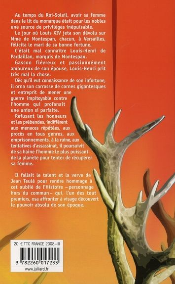 Quatrième de couverture de « Le Montespan : roman »