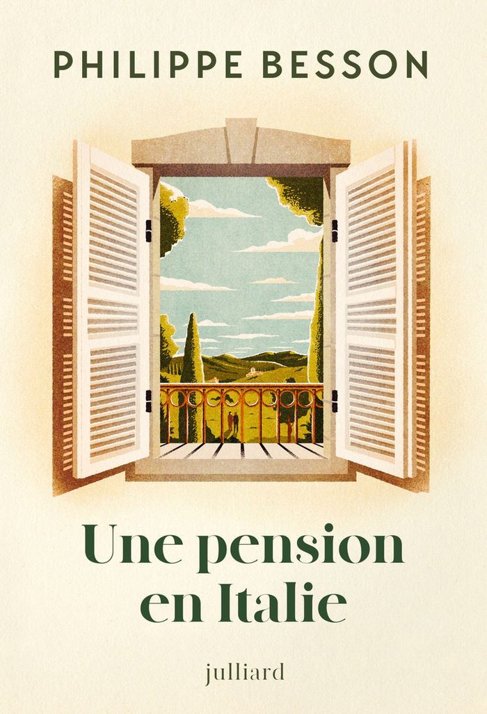 Couverture du livre « UNE PENSION EN ITALIE » de Philippe Besson, librairie Les Contes Infusés à Corte