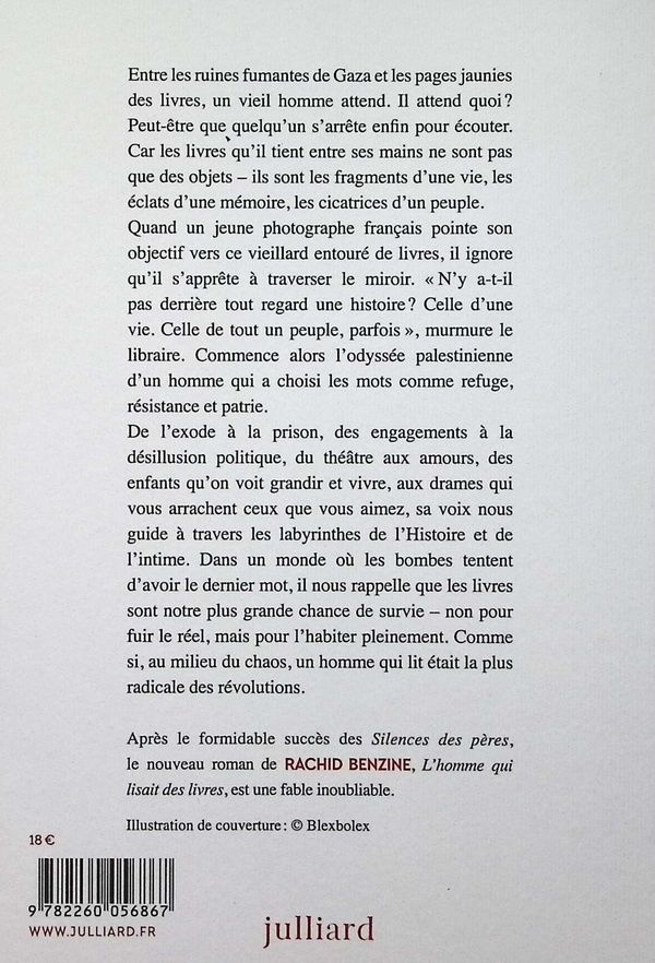 Quatrième de couverture de « L'HOMME QUI LISAIT DES LIVRES »