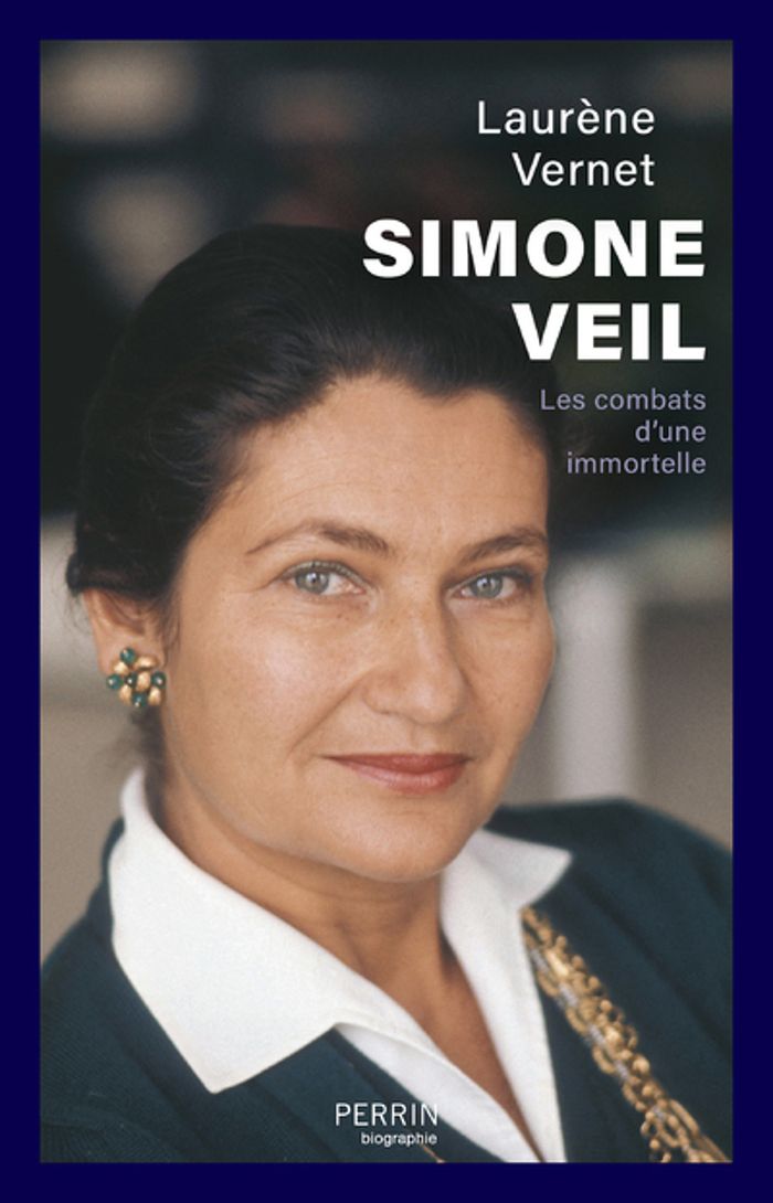 Couverture du livre « Simone Veil : les combats d'une immortelle » de Laurène Vernet, librairie Les Contes Infusés à Corte