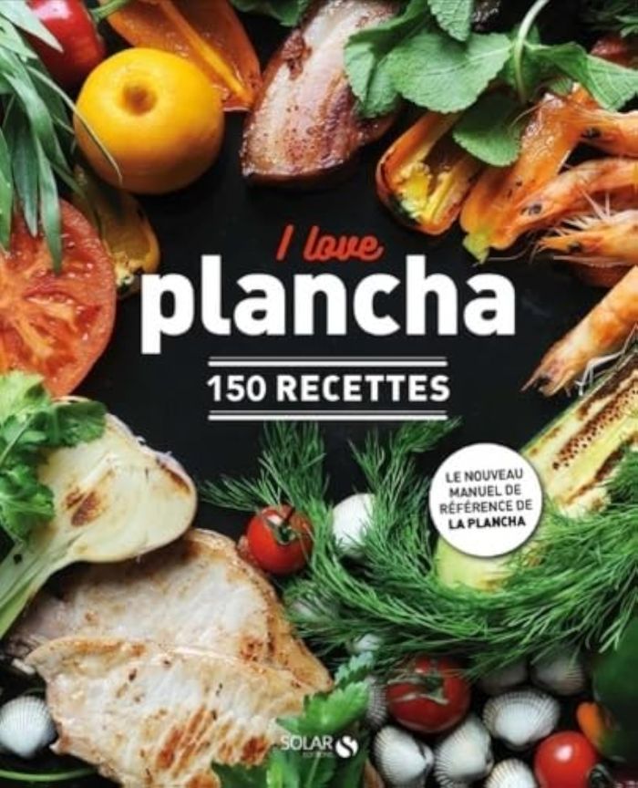 Couverture du livre « I love plancha : 150 recettes » de Dorian Nieto, librairie Les Contes Infusés à Corte