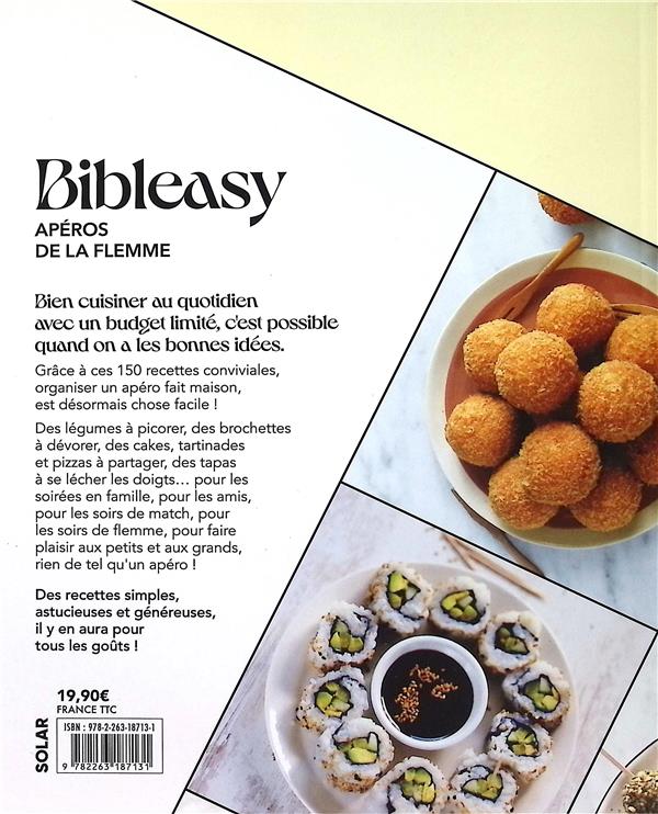 Quatrième de couverture de « Apéros de la flemme »