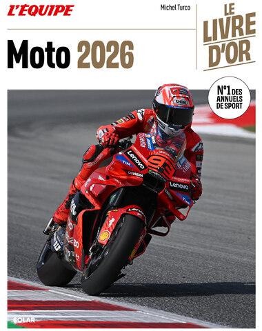 Couverture du livre « LIVRE D'OR DE LA MOTO 2026 » de Michel Turco, librairie Les Contes Infusés à Corte