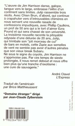 Quatrième de couverture de « JULIP »