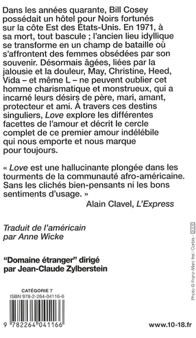 Quatrième de couverture de « Love »