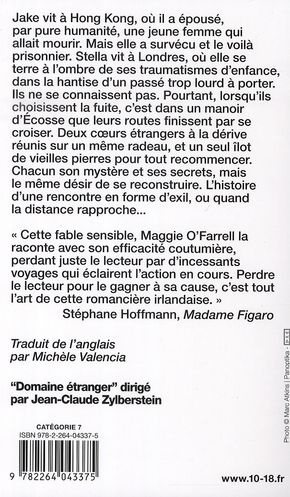 Quatrième de couverture de « LA DISTANCE ENTRE NOUS »