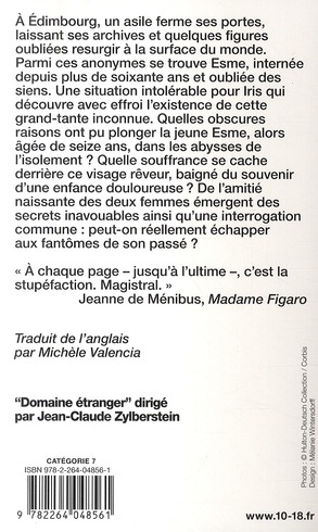 Quatrième de couverture de « L'ETRANGE DISPARITION D'ESME LENNOX »