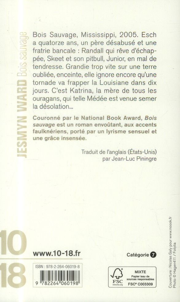 Quatrième de couverture de « Bois sauvage »