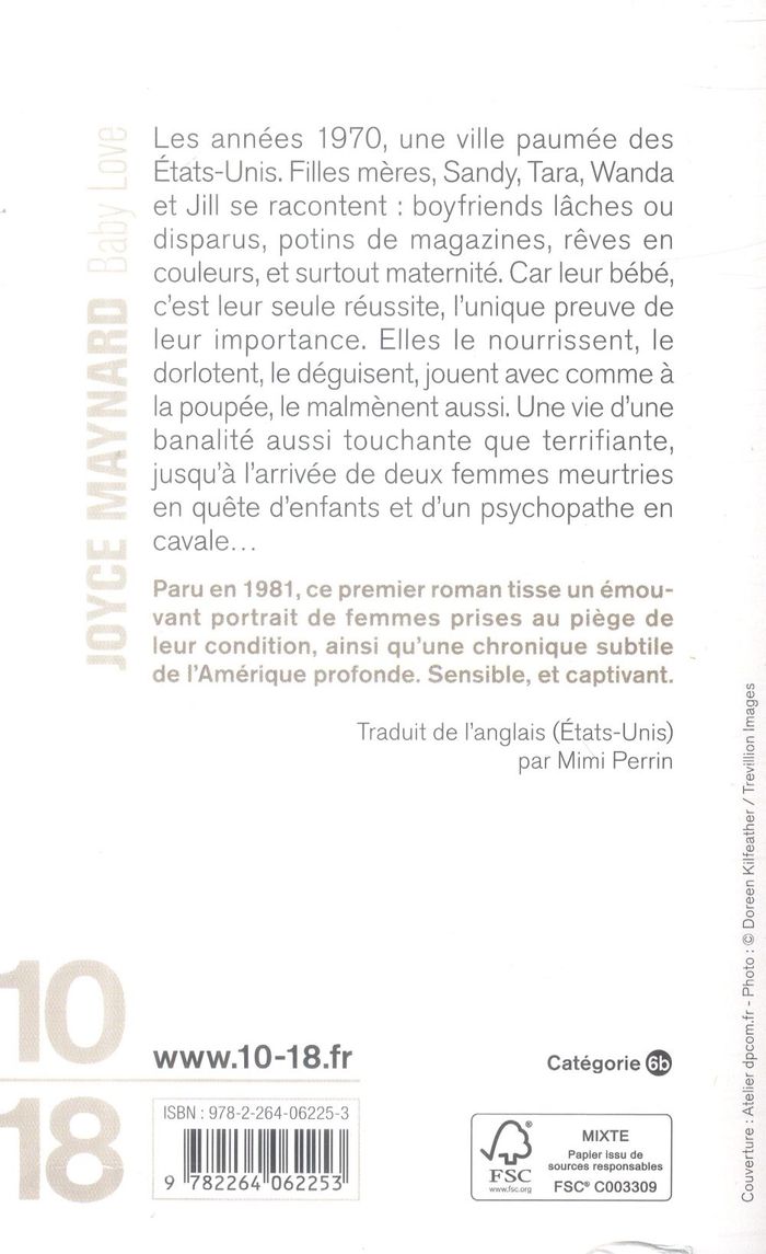 Quatrième de couverture de « BABY LOVE »
