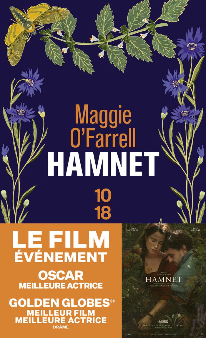 Couverture du livre « HAMNET » de Maggie O'Farrell, librairie Les Contes Infusés à Corte