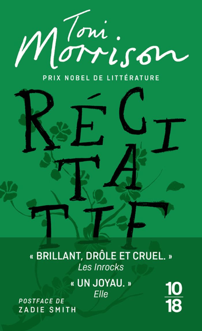 Couverture du livre « Récitatif », librairie Les Contes Infusés à Corte