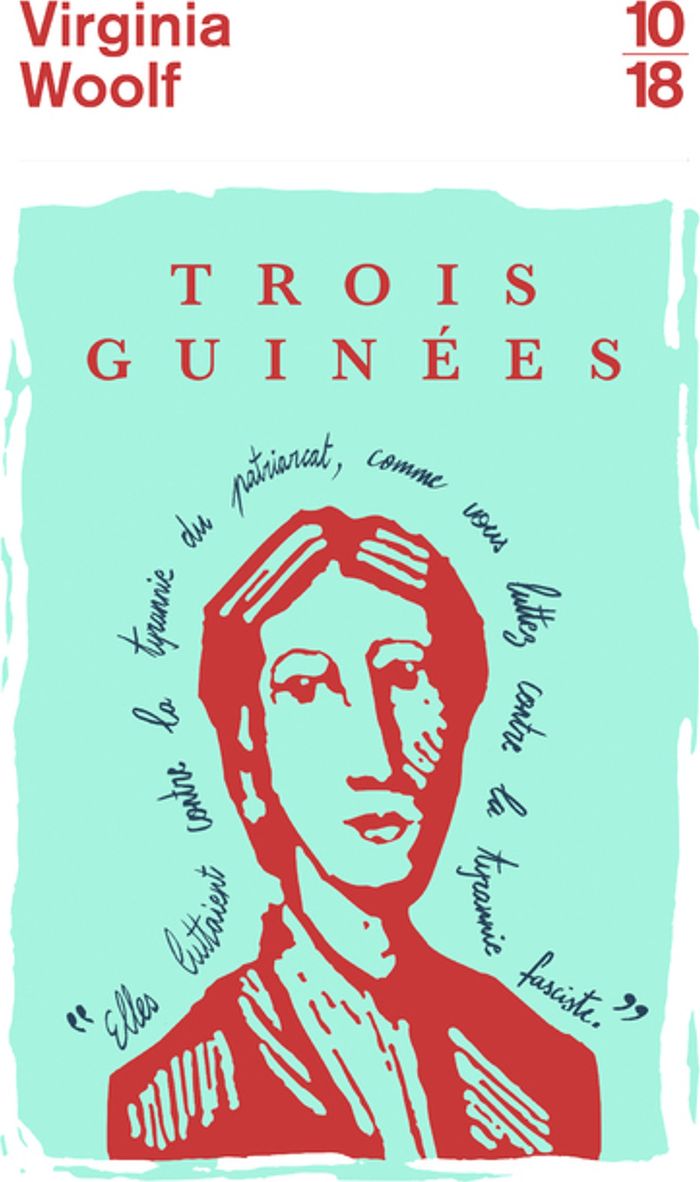 Couverture du livre « Trois guinées » de Virginia Woolf, librairie Les Contes Infusés à Corte