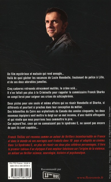 Quatrième de couverture de « Le syndrome E »