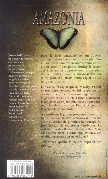 Quatrième de couverture de « Amazonia »