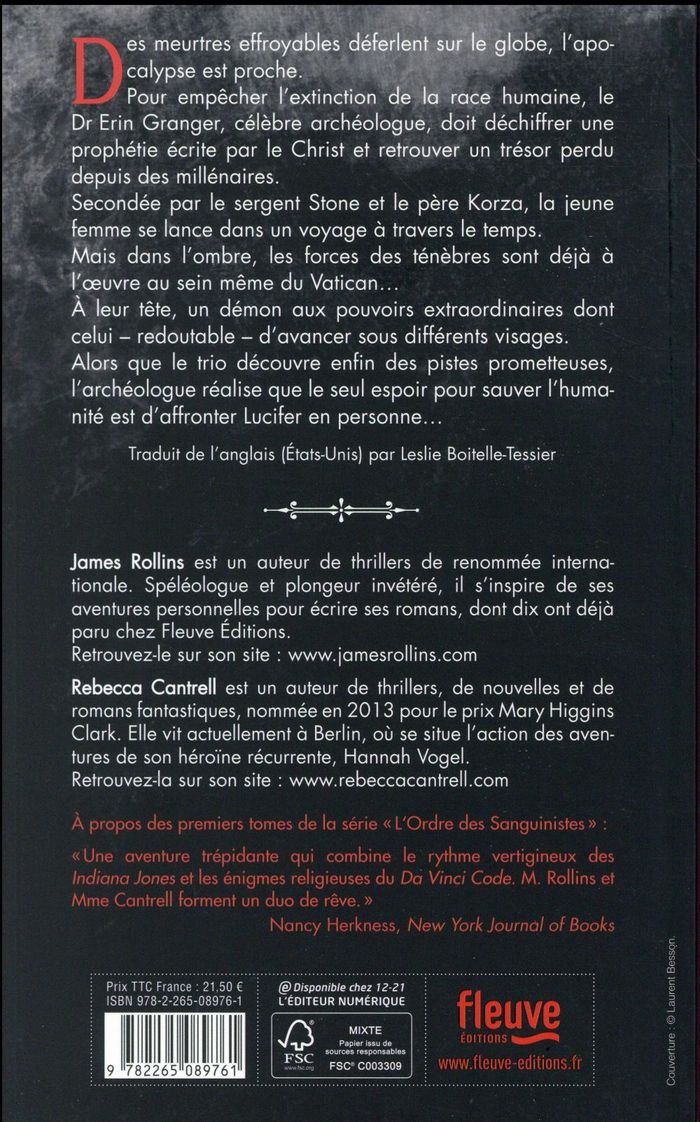Quatrième de couverture de « Le faux prophète »