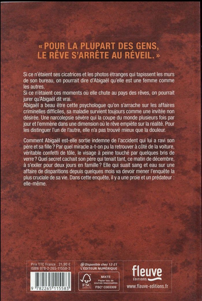 Quatrième de couverture de « Rêver »