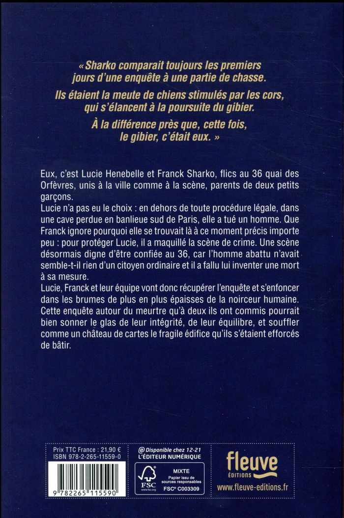 Quatrième de couverture de « Sharko »