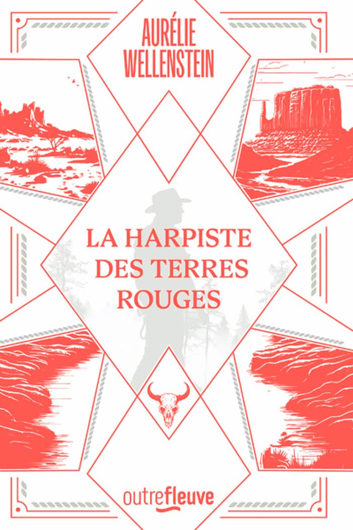 Couverture du livre « La harpiste des terres rouges », librairie Les Contes Infusés à Corte