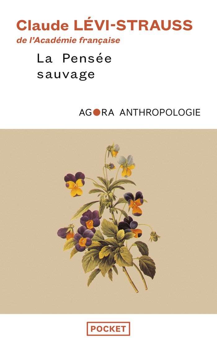 Couverture du livre « LA PENSEE SAUVAGE » de Claude Levi-Strauss, librairie Les Contes Infusés à Corte