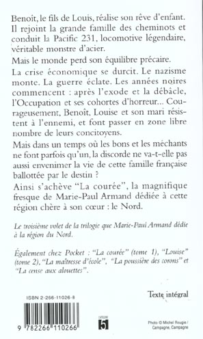 Quatrième de couverture de « LA COUREE - TOME 3 BENOIT »