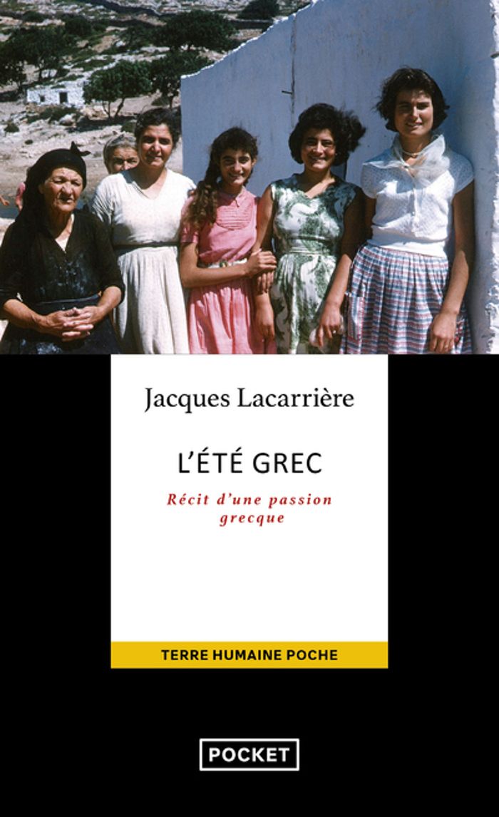 Couverture du livre « L'ETE GREC » de Jacques Lacarriere, librairie Les Contes Infusés à Corte