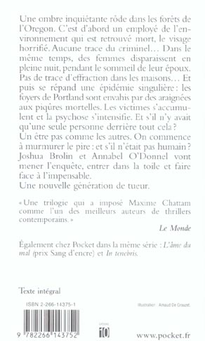 Quatrième de couverture de « MALEFICES »