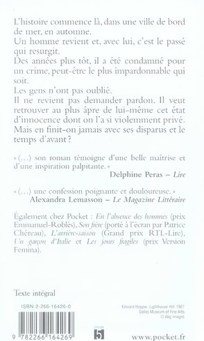 Quatrième de couverture de « Un instant d'abandon »