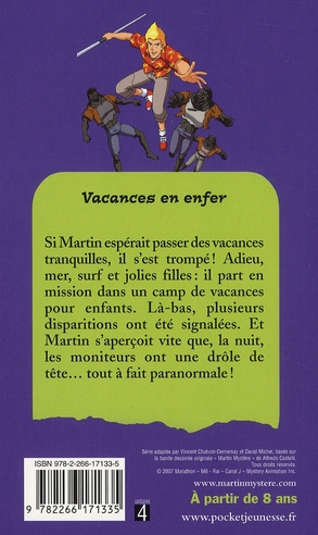 Quatrième de couverture de « Vacances en enfer »
