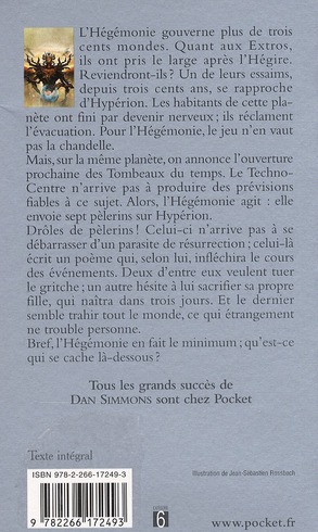 Quatrième de couverture de « LA CHUTE D'HYPERION I »