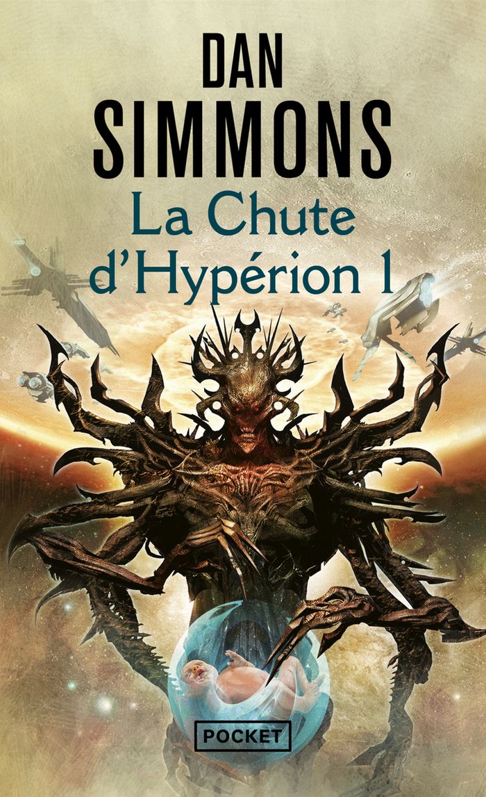 Couverture du livre « LA CHUTE D'HYPERION I » de Dan Simmons, librairie Les Contes Infusés à Corte