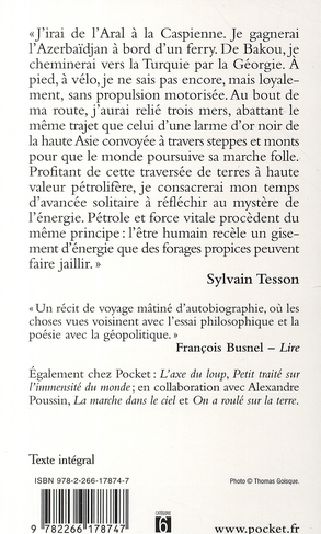 Quatrième de couverture de « ELOGE DE L'ENERGIE VAGABONDE »