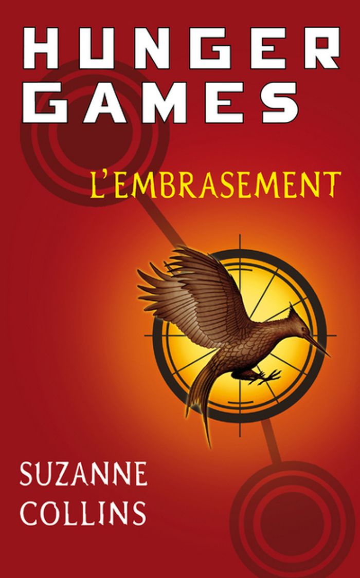 Couverture du livre « L'embrasement » de Suzanne Collins, librairie Les Contes Infusés à Corte