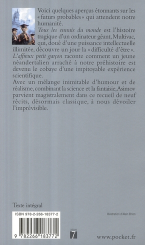 Quatrième de couverture de « L'avenir commence demain »